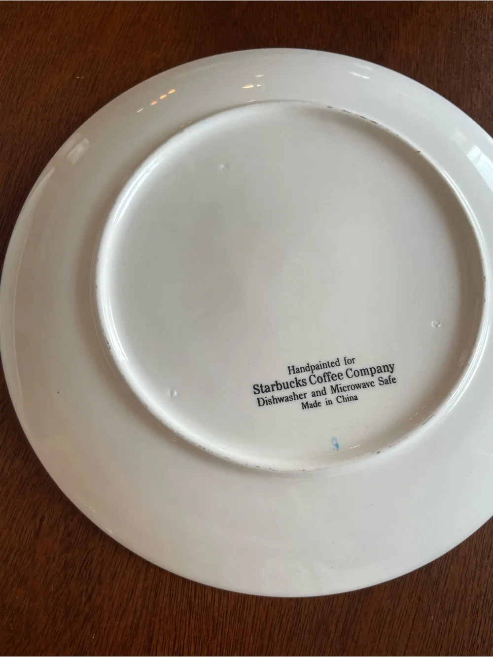 STARBUCKS HANDPAINTED NAUTICAL THEME Plates Set Beach Boat Ocean